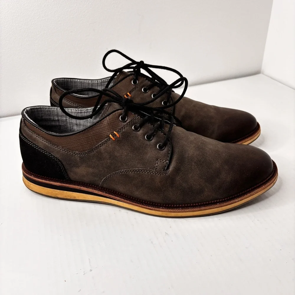 Sonoma Goods For Life Vitalize Ortholite Tie Shoes Size 11 Dark Gray Oxford